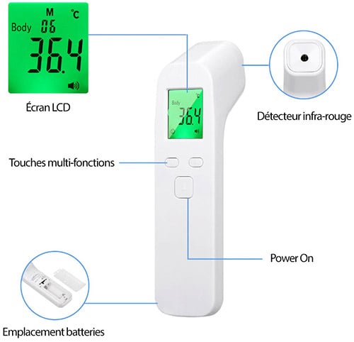 Thermomètre de précision digital sans contact